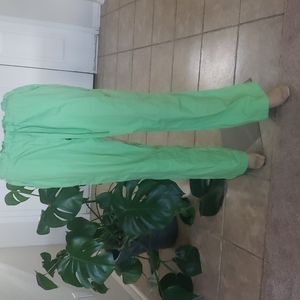 Orange Standard m neon green scrub pant